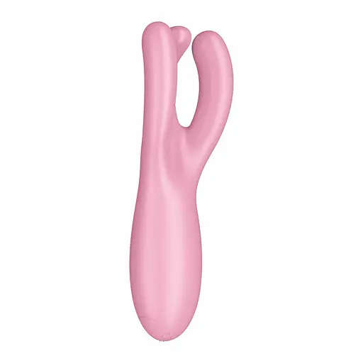 Вібратор для клітора Satisfyer Threesome 4 14 см рожевий - фото 4