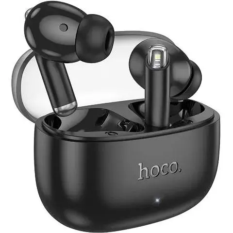 Бездротові TWS навушники Hoco EQ12, вакуумні, BT5.3, 40mAh, 350mAh, 7h, 32h, black