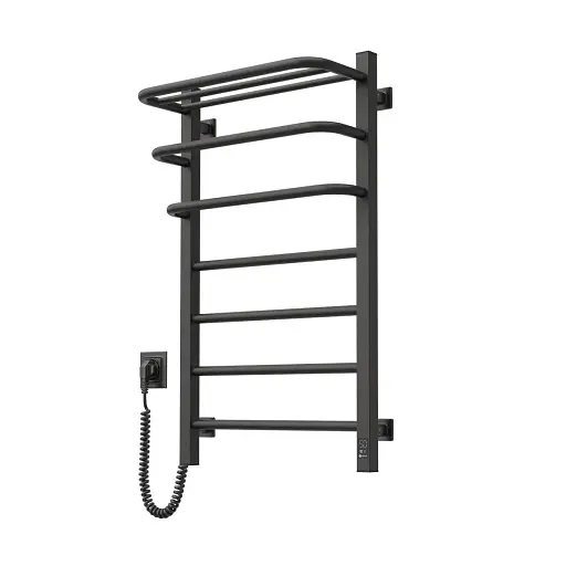 Электрическая Полотенцесушитель FORTIS 480х800 ЧЕРНЫЙ Sensor (Лева) - фото 1
