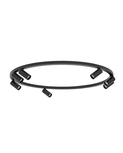 Люстра Nowodvorski 11944 Fourty Round GU10 R35 7x10W IP20 чорна - фото 5