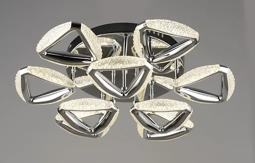 Люстра светодиодная акриловая Sirius B YH1302/9 CH 54W