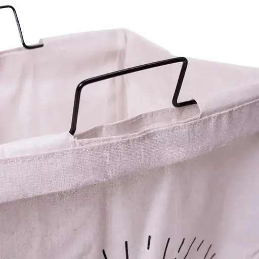 Кошик для білизни Yiwu HP-41-10 з металевим каркасом 36х28х58 см - фото 3