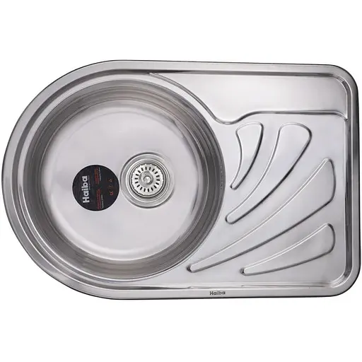 Мийка кухонна HAIBA 67x44 polish (HB0558) - фото 1