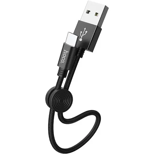 Кабель Hoco X35 Premium charging data cable for Type-C L-0.25 м Черный