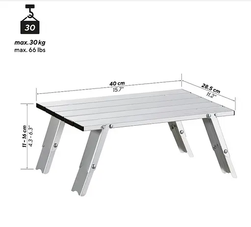 Стіл Uquip Handy Silver (244110) (DAS302771) - фото 2