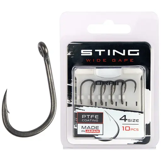 Крючок Brain Sting Classic Wide Gape #6 (10 шт/уп) - фото 1