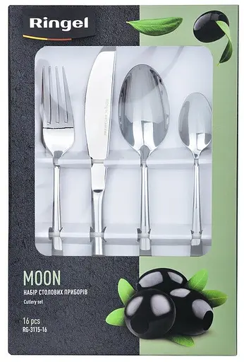 Набір столових приборів Ringel Moon 16 шт (RG-3115-16) - фото 3