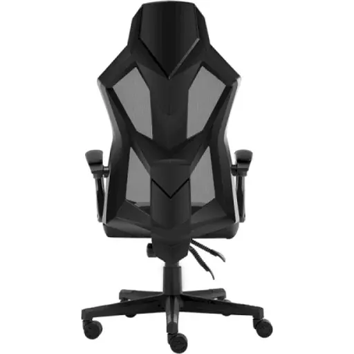 Игровое кресло 1stPlayer P01 Black-White, максимально допустимая нагрузка 120 кг, регулируемая спинка с углом наклона до 135 градусов, в комплекте поясничная подушка - фото 3