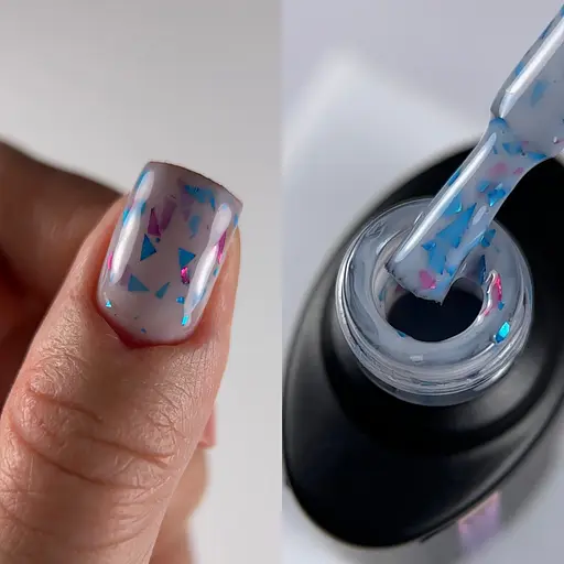 Гель-лак для ногтей c поталью Reglance 194 Rio 7.5 мл - фото 2