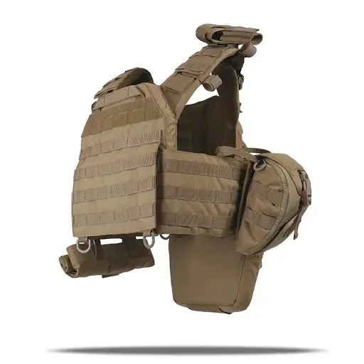 Плитоноска Kiborg GU gen.2 + 8 подсумков Coyote (1000-k66001) - фото 4