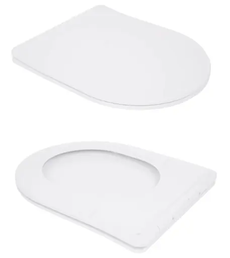 Унитаз подвесной Qtap Swan Ultra Quiet White, с сиденьем Slim Duroplast/Soft-close/Quick Release QT16335180W - фото 6