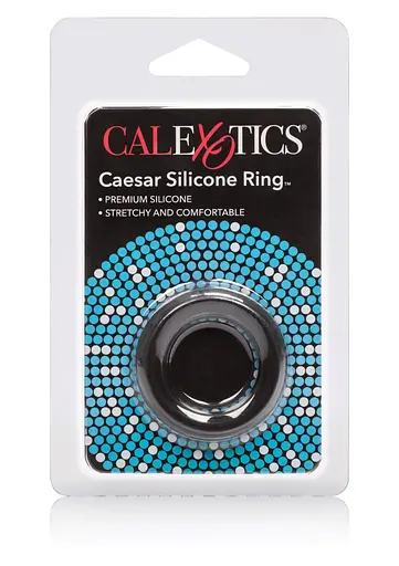 Эрекционное кольцо CalExotics Caesar 3.2 см черный - фото 4