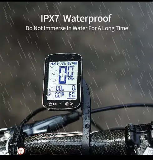 Велокомпьютер GPS BKV-310 IPX7 LCD-2.4" подсветка экрана (16 функций) - фото 5