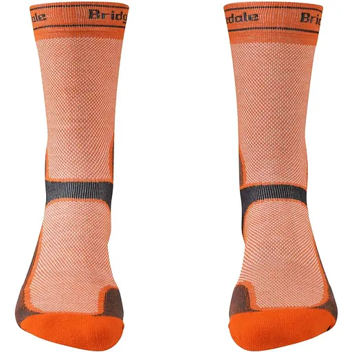 Носки Bridgedale Mountain Bike Summer Weight T2 Coolmax Sport Boot L Orange/Grеy (1053-710357.333.L) - фото 2