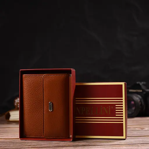 Женский кожаный кошелек Canpellini 12х9.8х1.5 см acs0025500 - фото 8