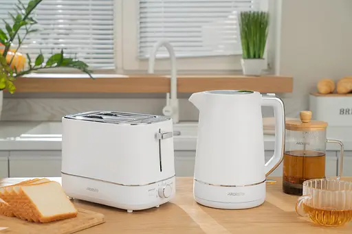 Ardesto Электрочайник 1.7л, Otter, пластик, белый матовый - фото 2