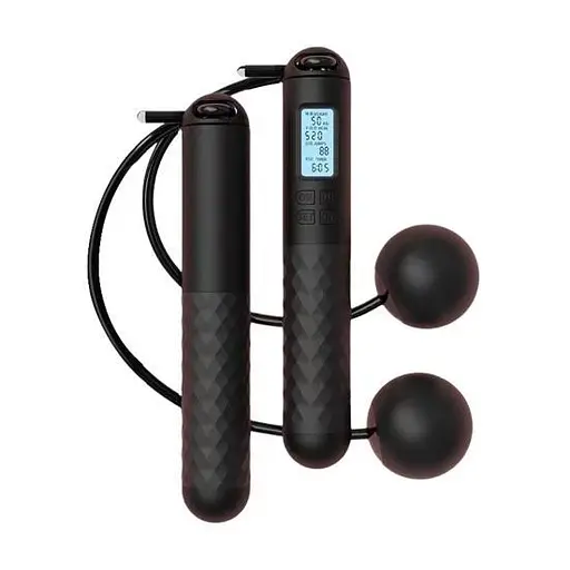 Скакалка со счетчиком Беспроводная утяжеленная скакалка с регулируемым мячом