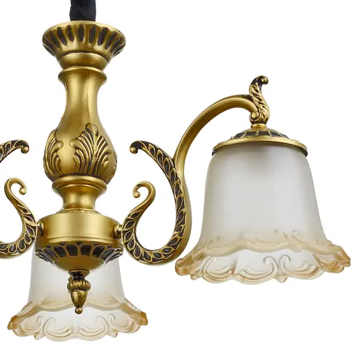 Люстра подвесная Brille прованс E27 60W G (BKL-686S/3) - фото 3