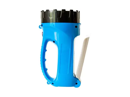 Фонарь-прожектор Yajia YJ 2820-1 Blue мощный, светодиодный, аккумуляторный, портативный - фото 3