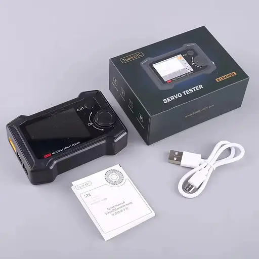 Цифровой сервотестер ToolKitRC ST8 для FPV черный (18763) - фото 9