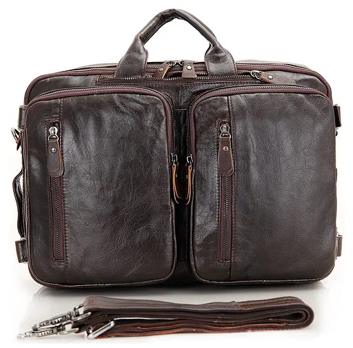 Чоловіча шкіряна сумка Vintage 38х27х15 см sum0012448 - фото 1