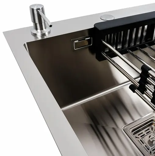 Кухонна мийка Platinum HANDMADE 78*50С L (SP000041295) - фото 2