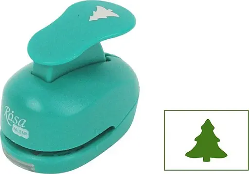 Фігурний діркопробивач Ялинка 1,6см Rosa Talent - фото 1