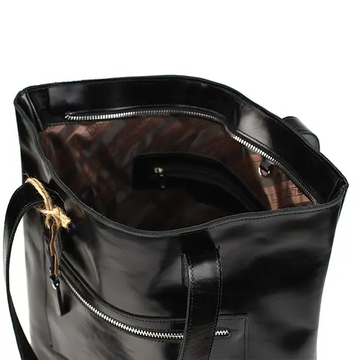 Кожаная женская сумка LIMARY 37х33х8 см sum0026408 - фото 5