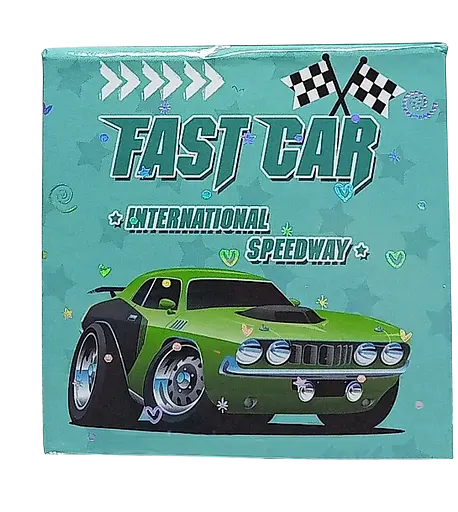 Блокнот Машини, 70 аркушів, 8x8 см (В асортименті)