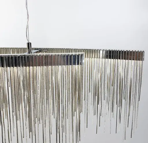 Хромований світильник у видовженому корпусі Line.F Довжина 120 см - фото 2