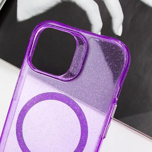 Чохол Epik TPU Radiance with MagSafe для Apple iPhone 15, 6.1 Purple - фото 3