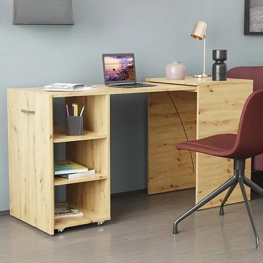 Стіл-тумба трансформер Смарт 1/1 Ferrum-decor 750x1450x500 ДСП Дуб Артізан 16 мм (FRD-105072) - фото 5