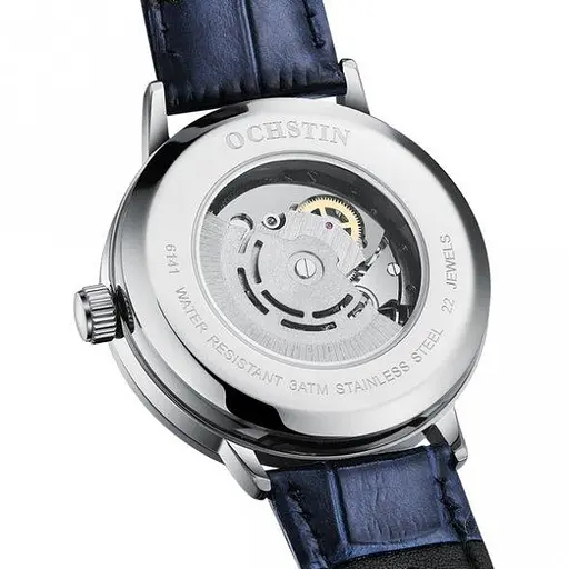 Водостойкие механические часы Ochstin Expo silver - фото 6