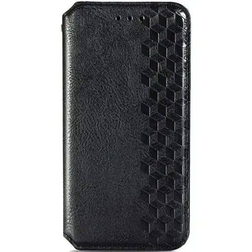 Чохол-книжка шкіряний Getman Cubic (PU) для Samsung Galaxy A12/M12 Чорний - фото 1