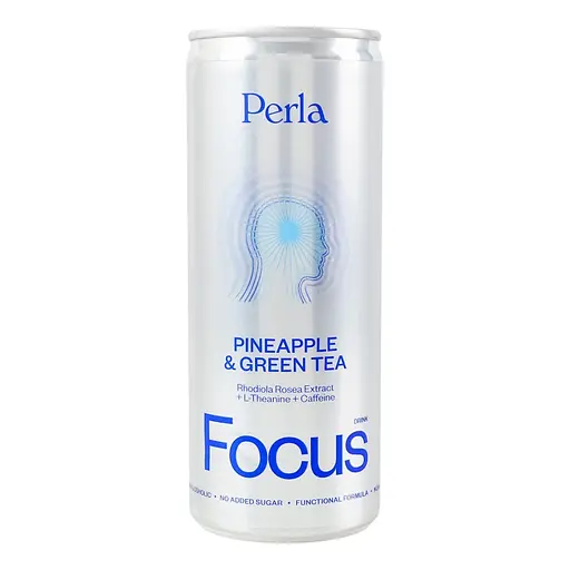 Напій для концентрації зі смаком ананасу та зеленого чаю Focus Perla Helsa 250 мл x 4 - фото 2