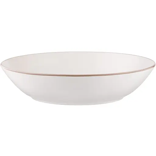 Тарелка суповая Ardesto Asti 790 мл 20.2 см белая (AR1420AW)