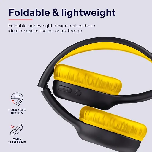 Наушники Trust On-ear Nouna Kids Wireless Mic черные - фото 6