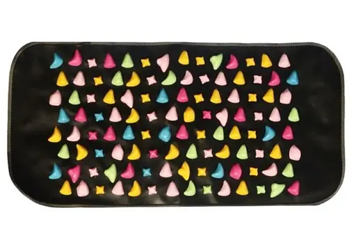 Ортопедический массажный коврик EasyFit 70 см с камешками (EF-1953-2) - фото 1