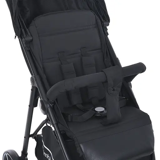 Прогулочная коляска-книга Bambi M 4249-2 Black Matt - фото 5