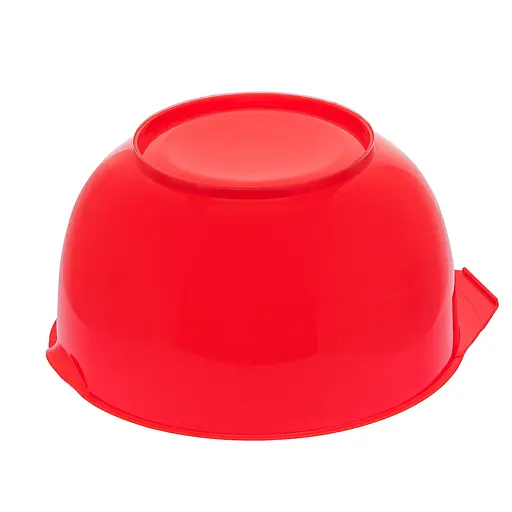 Миска кухонная глубокая пластиковая Ø 22 см H 11.5 см 2.5 л, Kitchette Красный 85352 - фото 5