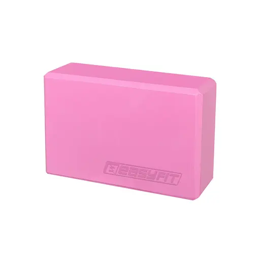 Блок для йоги EasyFit EF-1818-P, EVA, рожевий - фото 1