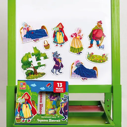 Настольная игра магнитный театр "Красная шапочка" Vladi Toys VT3206-52 Укр - фото 4