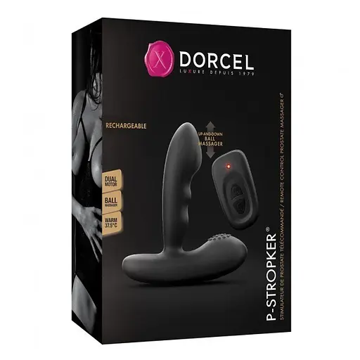 Масажери простати Dorcel P-Stroker, 11.2 см чорний - фото 4