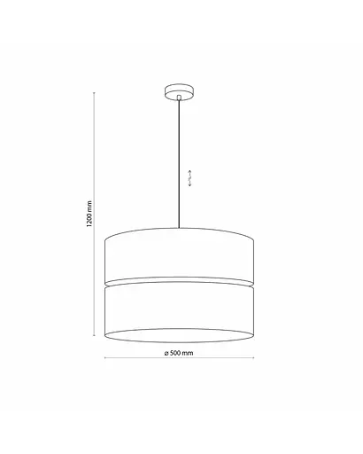 Підвісний світильник TK Lighting 5773 Eco E27 3x15W IP20 - фото 3