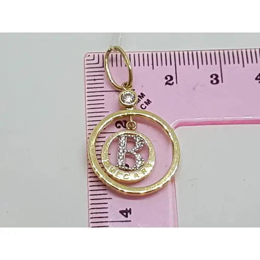 Золотая подвеска Столичная Ювелирная Фабрика с фианитами. 423064Ж - фото 5