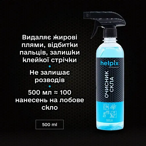 Очиститель для стекла  Helpix Professional 500 мл - фото 2