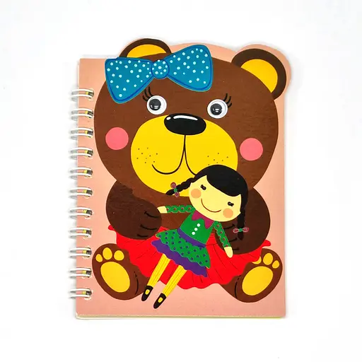 Блокнот дитячий "Оченята" Апельсин Б-Ф7-50, 40 аркушів Вид 11 - фото 1