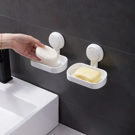 Мыльница на вакуумной присоске Aquatica s42 142×103×111мм (9784289) - фото 5