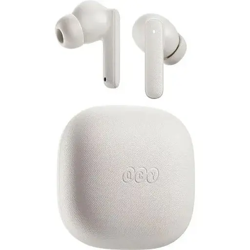 Навушники бездротові Qcy buds TWS білі