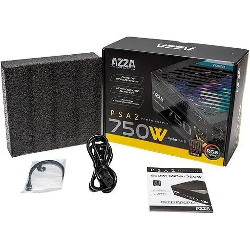 Блок живлення Azza 750W (PSAZ-750W ARGB) [141298] - фото 5